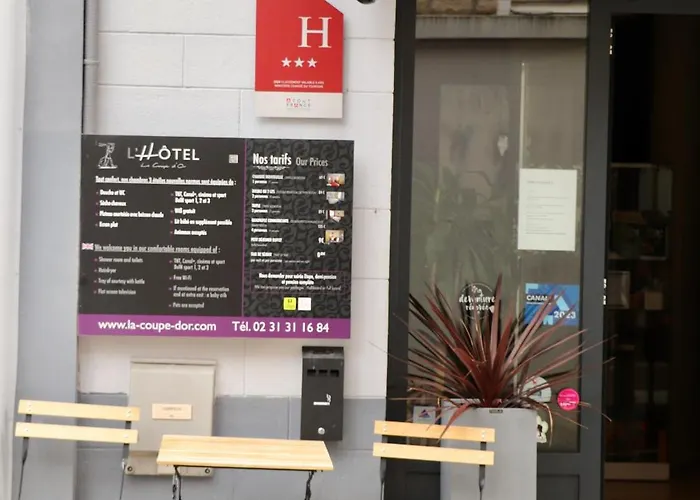 Hotell Logis Hotel-restaurant La Coupe D'or 3*